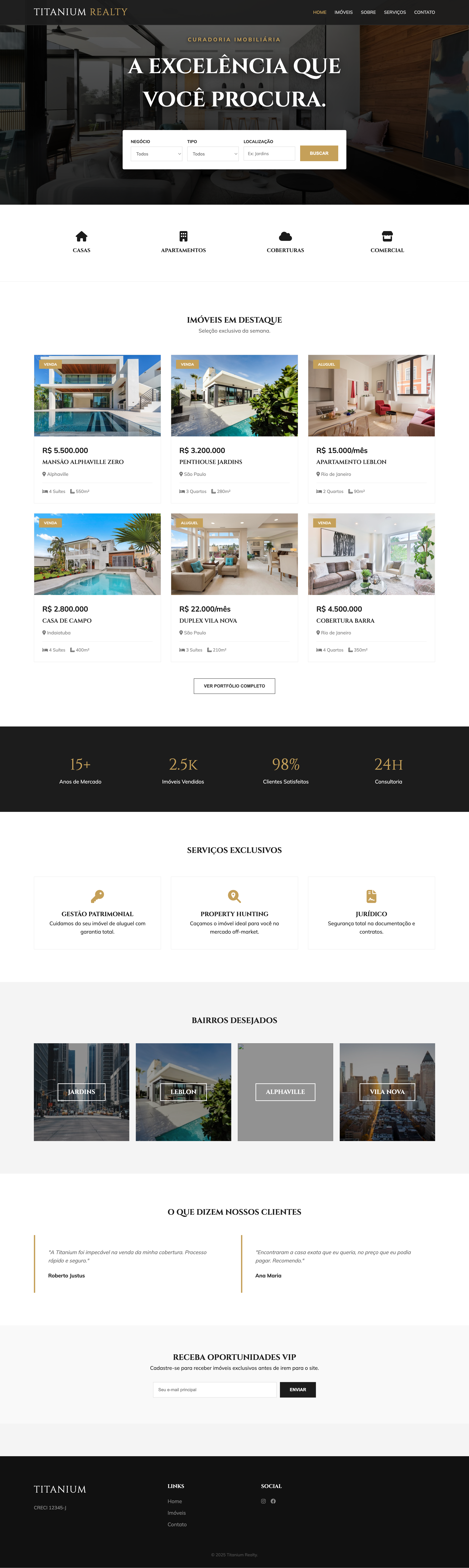 Template Imobiliária